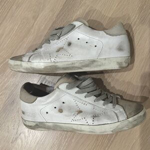 Golden Goose SuperStar Sneaker- white&grey.Excellent condition! Size 37